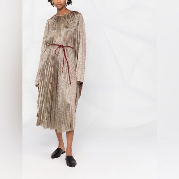 Forte Forte draped-sleeve Pleated
Dress - Picture 5 of 15